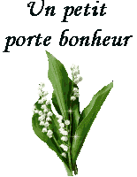 Muguet porte bonheur